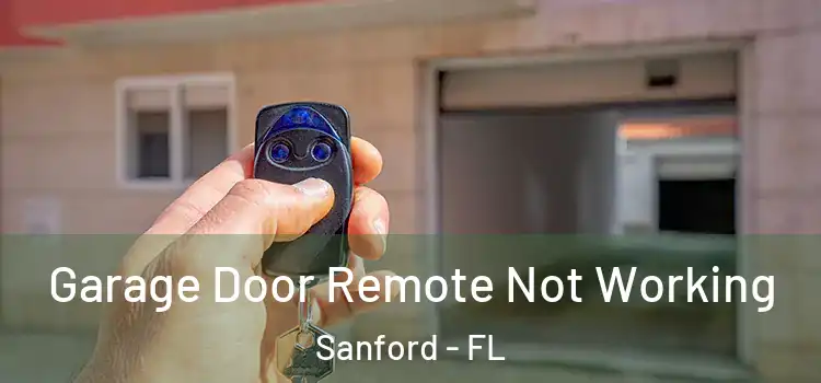  Garage Door Remote Not Working Sanford - FL